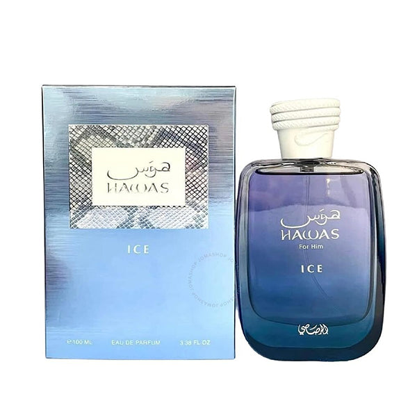 Hawas Ice Rasasi Eau De Parfum Spray 100ml (3.4 Oz)