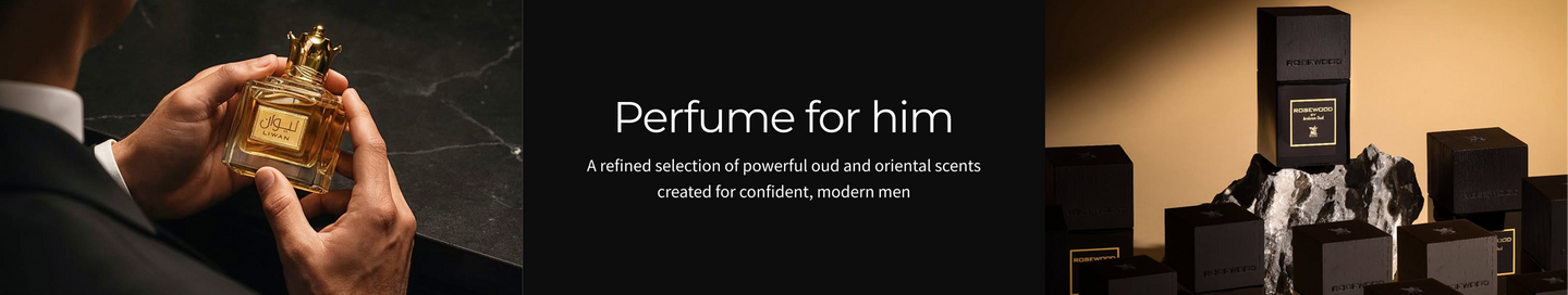 Perfume for him banner